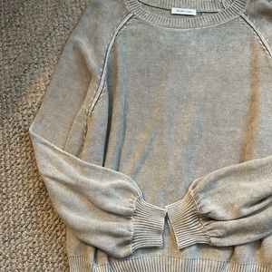 Oversized beige sweater